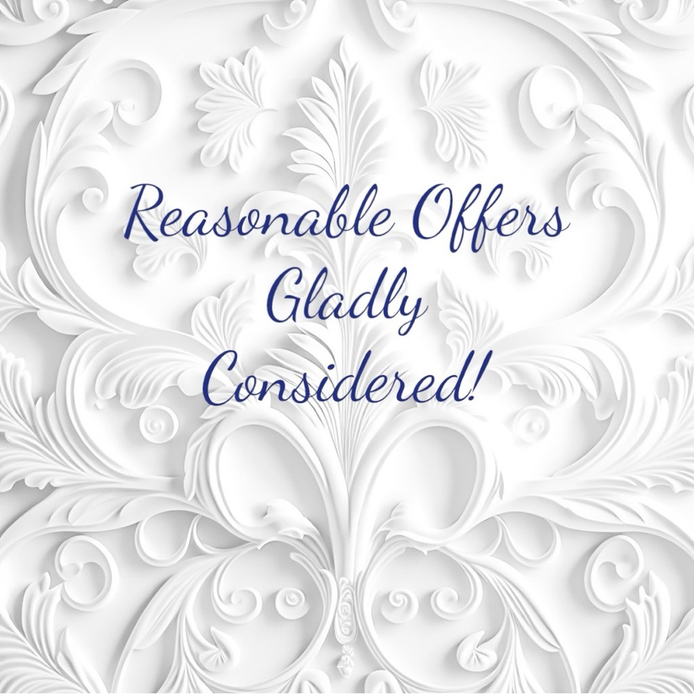 Please feel free to make a fair offer!🥂
